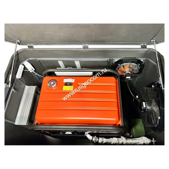 Бензиновый генератор FUBAG BS 19000 A ES в тихом зимнем кожухе 1600 RAL 7024