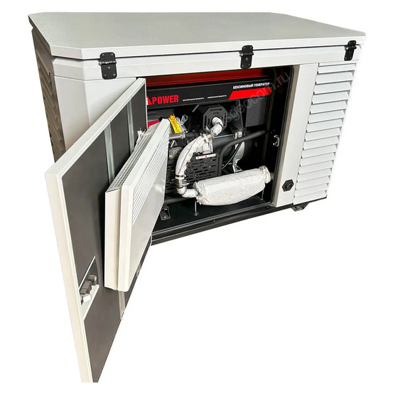 Бензиновый генератор FUBAG BS 17000 A ES в супертихом зимнем кожухе 1700SS RAL 7035