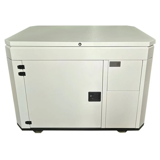 Бензиновый генератор FUBAG BS 11000 A ES в тихом зимнем кожухе 1600 RAL 7035