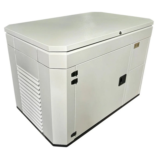 Бензиновый генератор FUBAG BS 11000 A ES в тихом зимнем кожухе 1600 RAL 7035