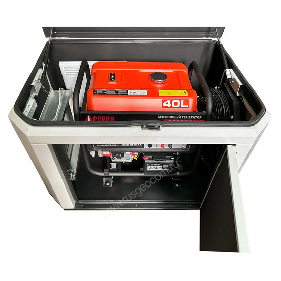 Генератор A-iPower A9000EAX в тихом зимнем кожухе 1200 RAL 7035