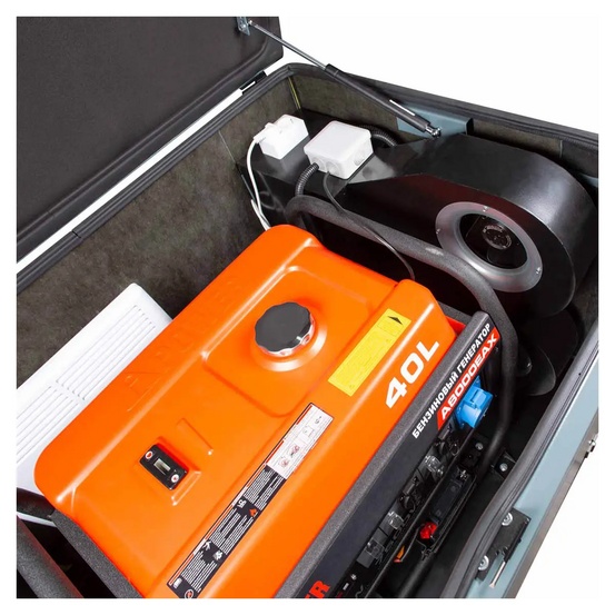 Генератор A-iPower A8000EAX в супертихом зимнем кожухе 1400SS RAL 7031