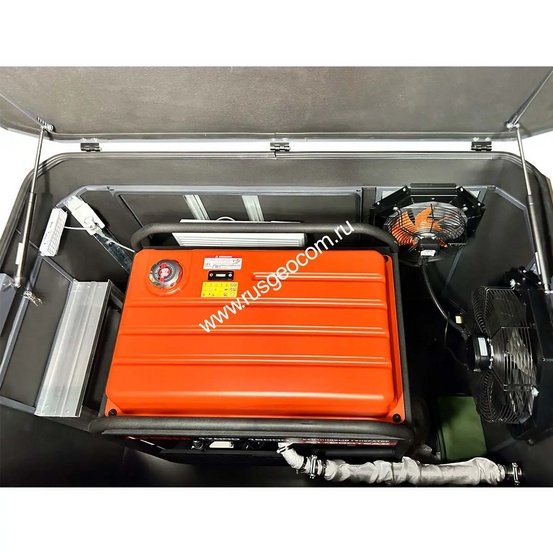 Бензиновый генератор A-iPower A17000TEAX в тихом зимнем кожухе 1600 RAL 7024 + блок автозапуска A-iPower 230В/400В 100А 8 ПИН