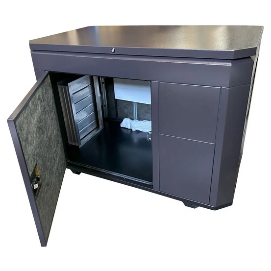 Бензиновый генератор A-iPower A13000TEAX в тихом зимнем кожухе 1600 RAL 8019 + блок автозапуска A-iPower 230В/400В 100А 8 ПИН