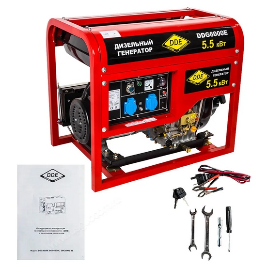 Дизельный генератор DDE DDG6000E