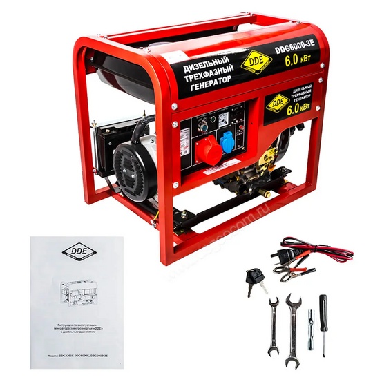 Дизельный генератор DDE DDG6000-3E