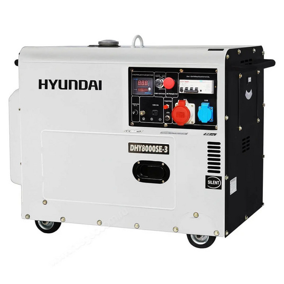 Дизельный генератор Hyundai DHY 8000SE-3