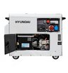 Дизельный генератор Hyundai DHY 8000SE-3