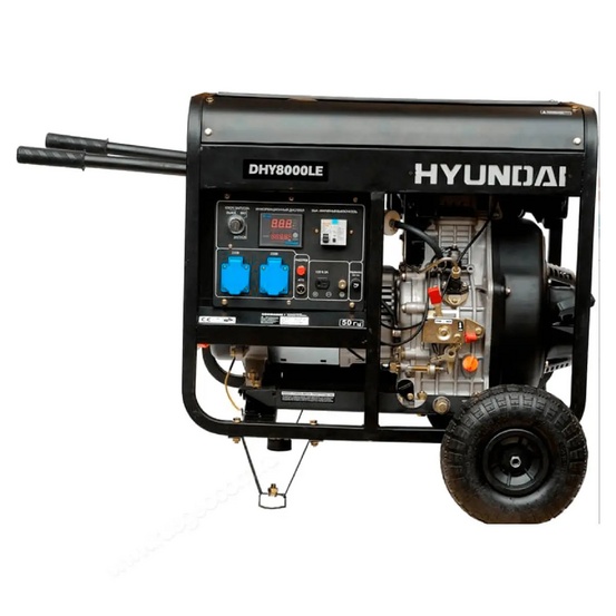 Дизельный генератор Hyundai DHY 8000LE