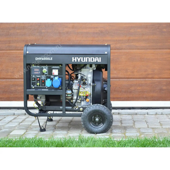 Дизельный генератор Hyundai DHY 6000LE