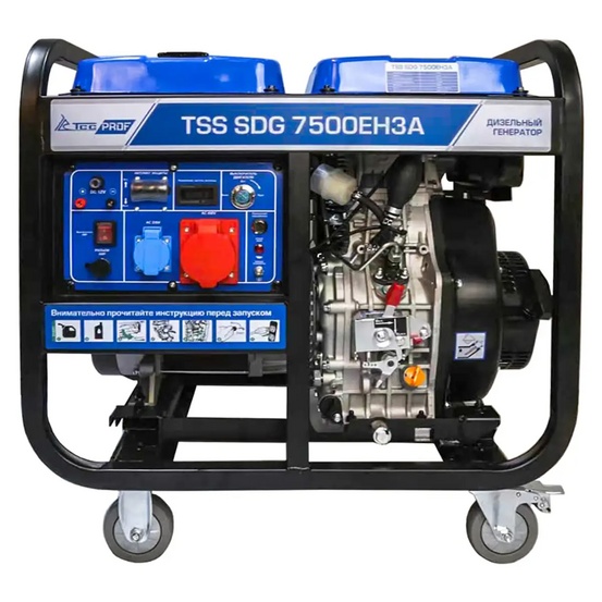 Дизельный генератор TSS SDG 7500EH3A (200027)