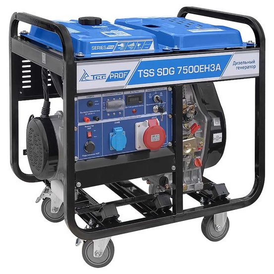 Дизельный генератор TSS SDG 7500EH3A (100027)