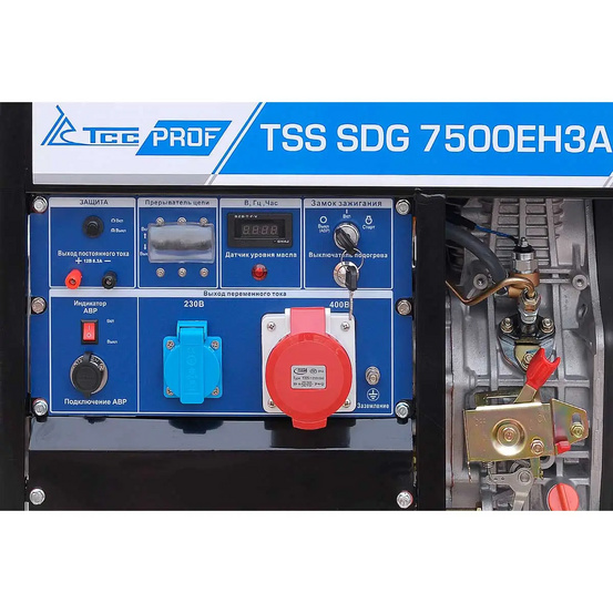 Дизельный генератор TSS SDG 7500EH3A (100027)