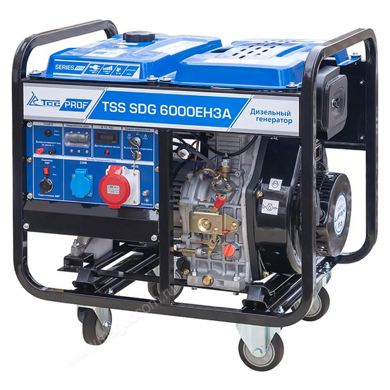 Дизельный генератор TSS SDG 6000EH3A с АВР