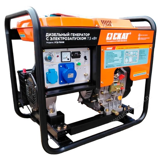 Дизельный генератор СКАТ УГД-7500Е