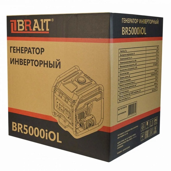 Инверторный генератор BRAIT  BR-5000iOL