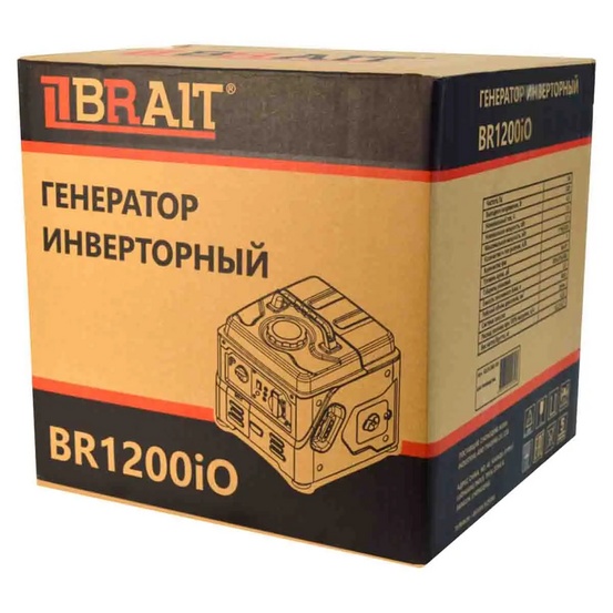 Инверторный генератор BRAIT BR-1200iO