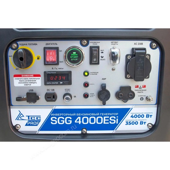 Инверторный генератор TSS SGG 4000ESi с АВР