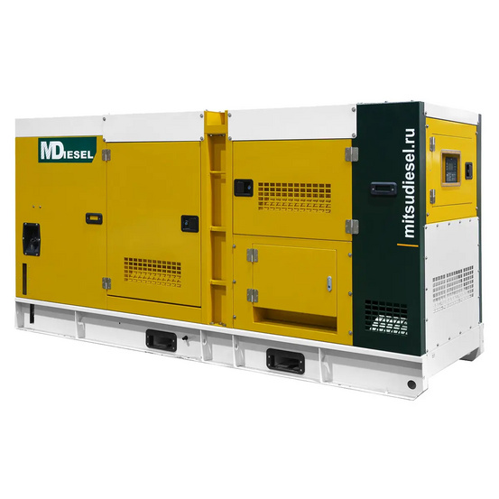 Дизельный генератор MitsuDiesel МД АД-100С-Т400-1РКМ29 в шумозащитном кожухе