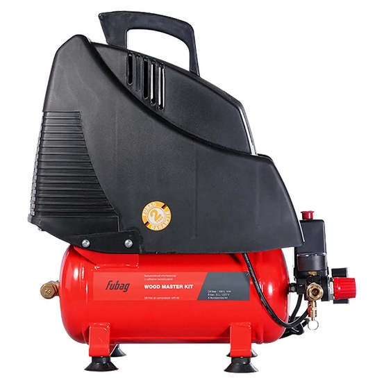 Безмасляный компрессор FUBAG WOOD MASTER KIT + 4 предмета