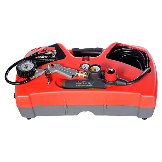 Безмасляный компрессор FUBAG Smart Air + набор из 6 предметов
