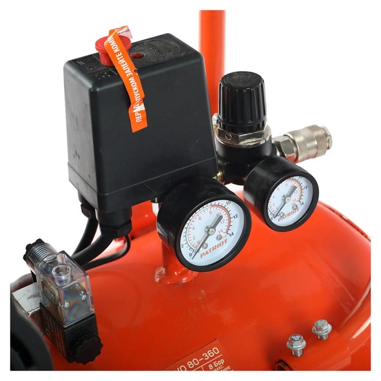 Компрессор поршневой безмасляный Patriot WO 80-360