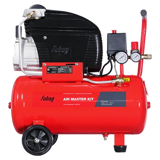 Масляный компрессор FUBAG AIR MASTER KIT + 6 (FC 230/24 + 6 предметов)