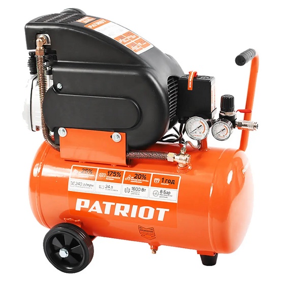 Компрессор поршневой масляный Patriot LRM 24-240C