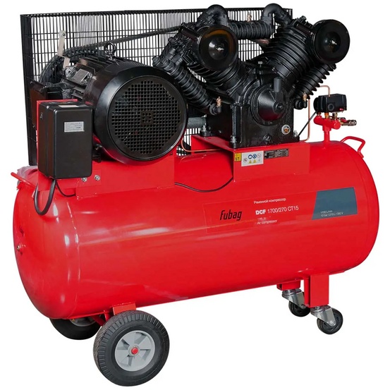 Ременной компрессор FUBAG DCF-1700/270 СТ15 двухступенчатый