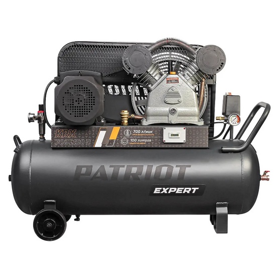 Компрессор поршневой ременной Patriot KRX 700 L100 D