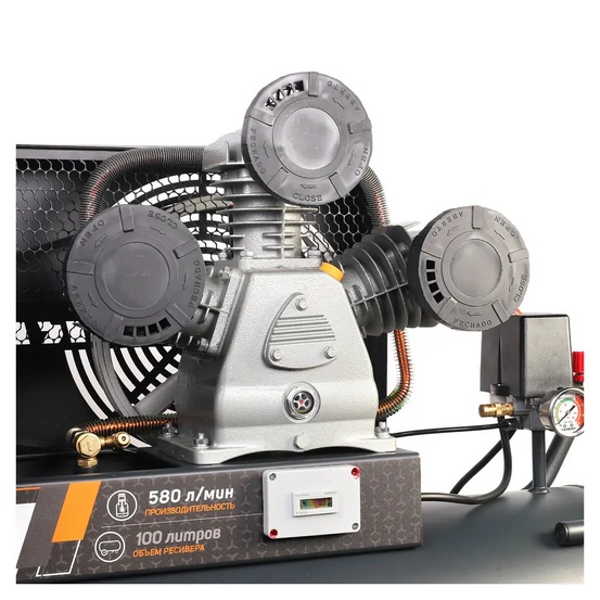 Компрессор поршневой ременной Patriot KRX 580 L100 D