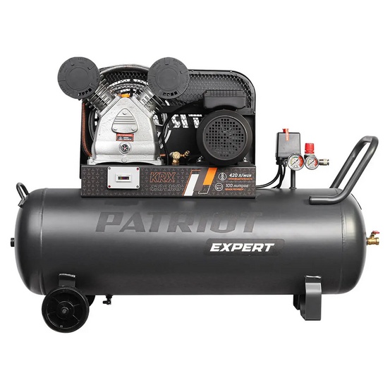 Компрессор поршневой ременной Patriot KRX 420 L100