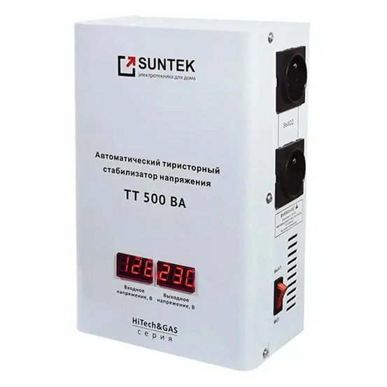 Стабилизатор напряжения SUNTEK HiTech&GAS 500 ВА