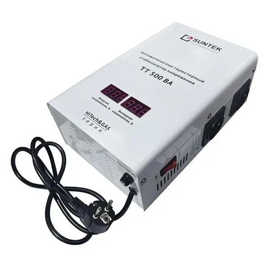 Стабилизатор напряжения SUNTEK HiTech&GAS 500 ВА