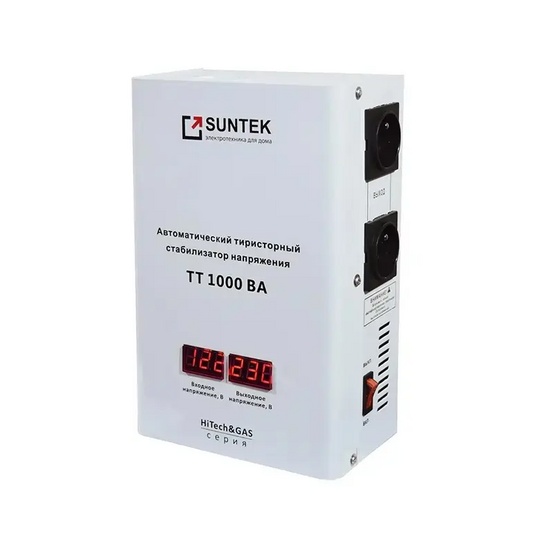 Стабилизатор напряжения SUNTEK HiTech&GAS 1000 ВА