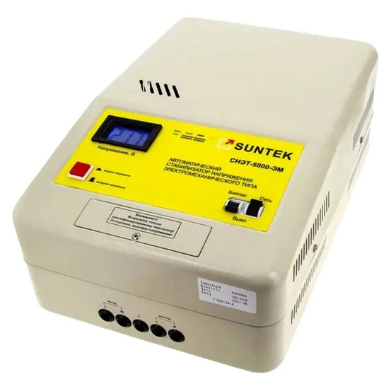 Стабилизатор напряжения SUNTEK 5000 ВА ЭМ