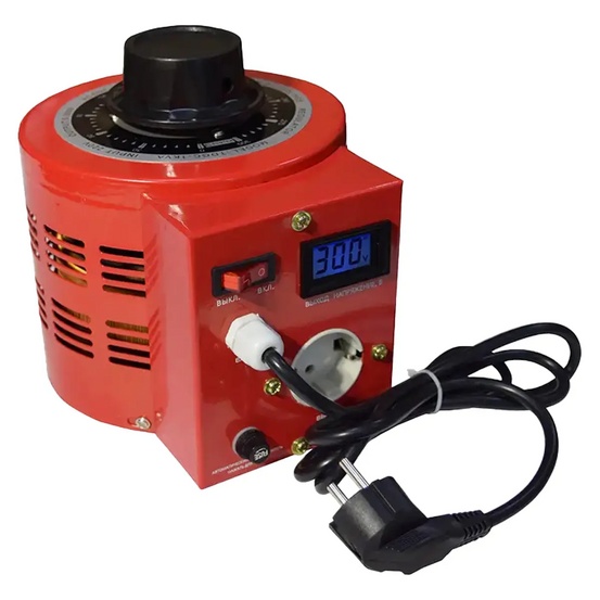 Лабораторный автотрансформатор SUNTEK RED 2000 ВА 0-300 Вольт (8А)