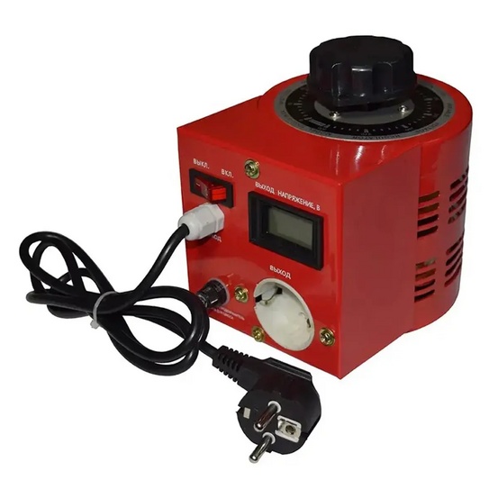 Лабораторный автотрансформатор SUNTEK RED 1000 ВА 0-300 Вольт (4А)