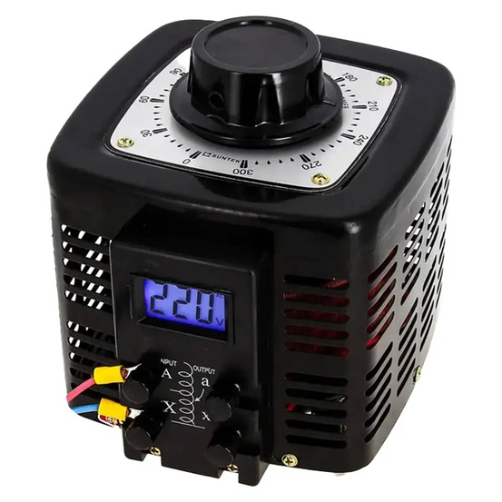 Лабораторный автотрансформатор SUNTEK 1000 ВА 0-300 Вольт (4А)