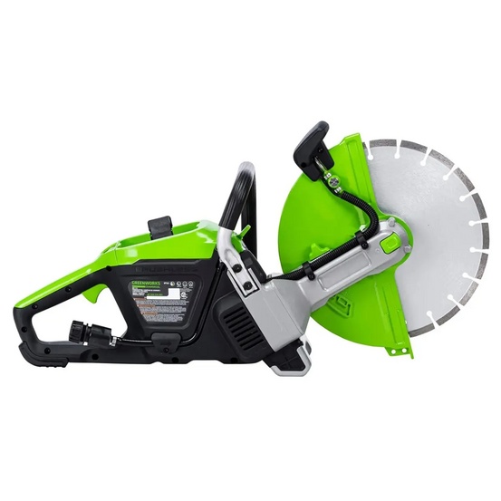 Бетонорез Greenworks PC141 аккумуляторный 82В с АКБ 2,5 Ач + ЗУ 4А