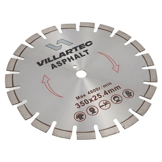Круг отрезной для асфальта Villartec 350 мм