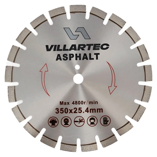 Круг отрезной для асфальта Villartec 350 мм