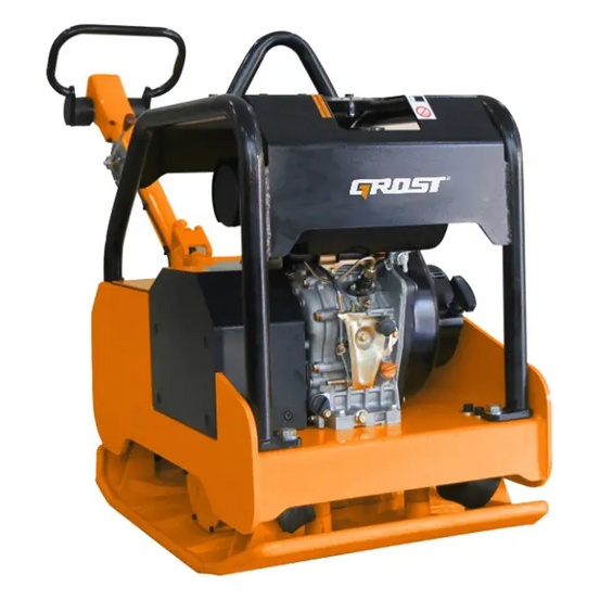 Виброплита реверсивная GROST VH 500D (гидравлический привод)