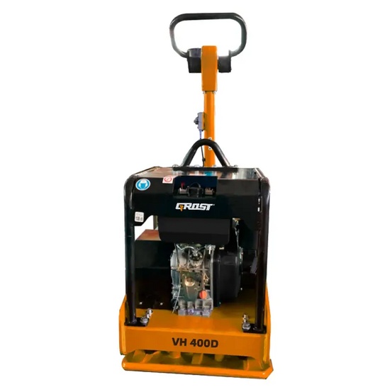 Виброплита реверсивная GROST VH 400D (гидравлический привод)