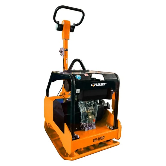 Виброплита реверсивная GROST VH 400D (гидравлический привод)
