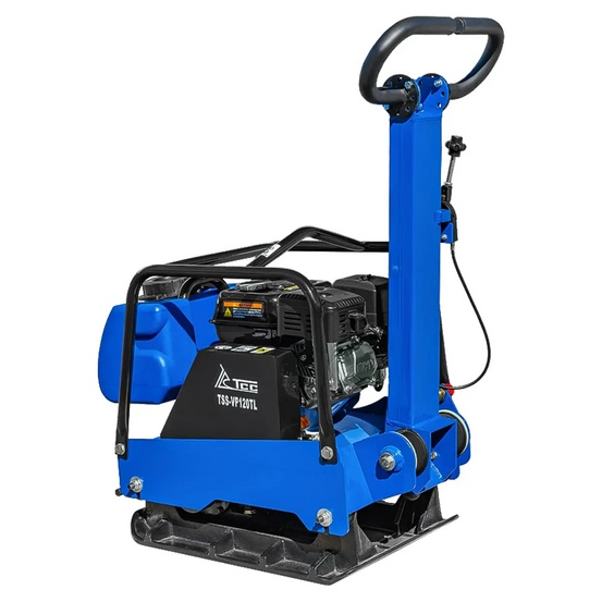 Виброплита TSS-VP120TL (колесный комплект, бак) прямоходная бензиновая