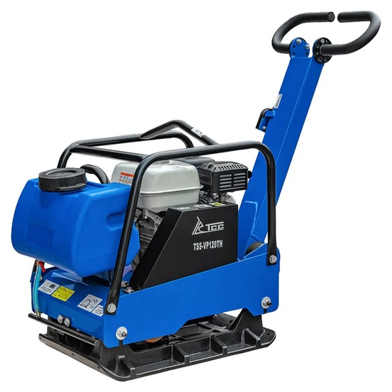 Виброплита TSS-VP120TH (колесный комплект, бак) прямоходная бензиновая