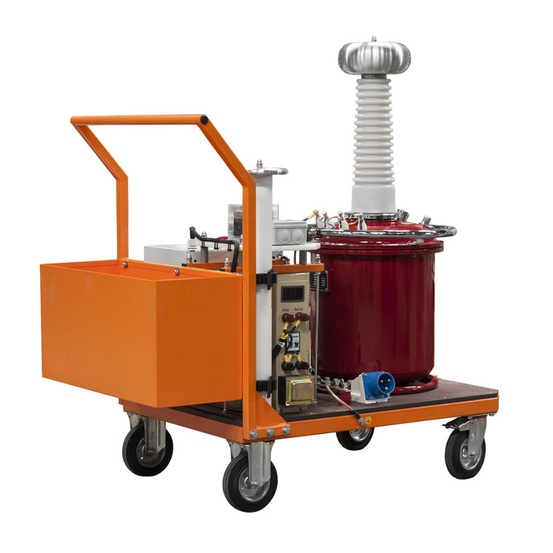 Аппарат испытания диэлектриков АИСТ 100М(G) с элегазовым (SF6) трансформатором (100 мА)