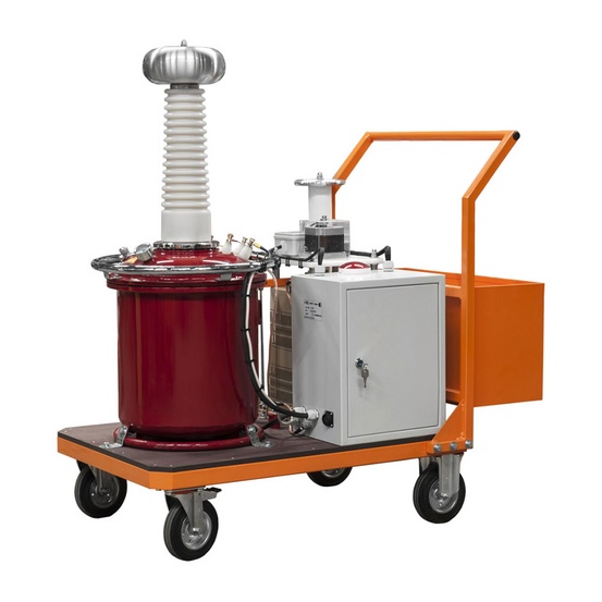 Аппарат испытания диэлектриков АИСТ 100М(G) с элегазовым (SF6) трансформатором (100 мА)