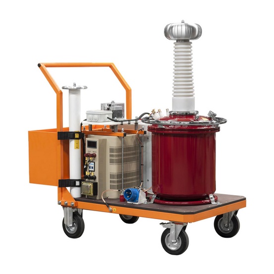 Аппарат испытания диэлектриков АИСТ 100М(G) с элегазовым (SF6) трансформатором (100 мА)